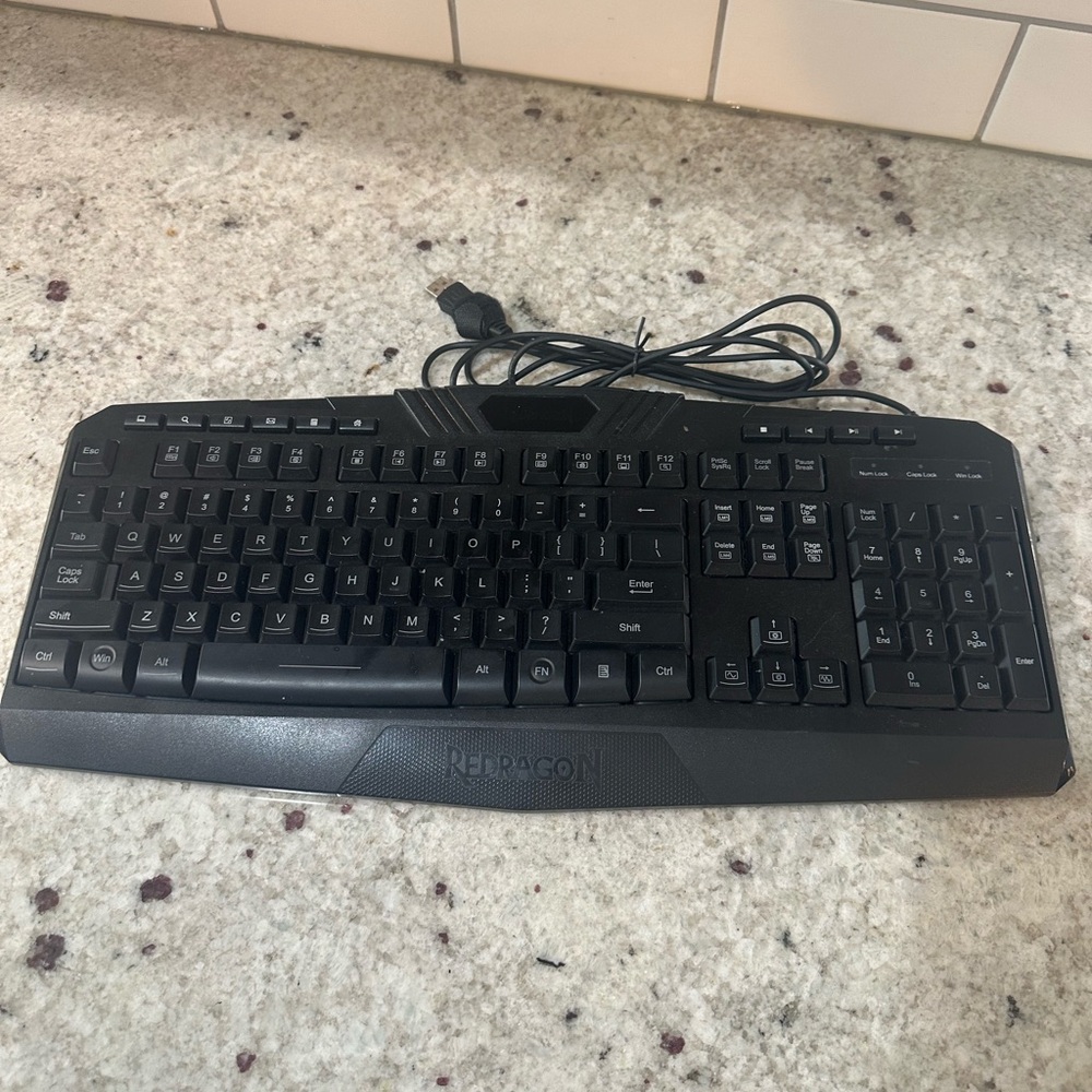 Red dragon Gaming Keyboard with Backlighting.